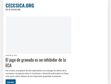 Tablet Screenshot of ceccsica.org